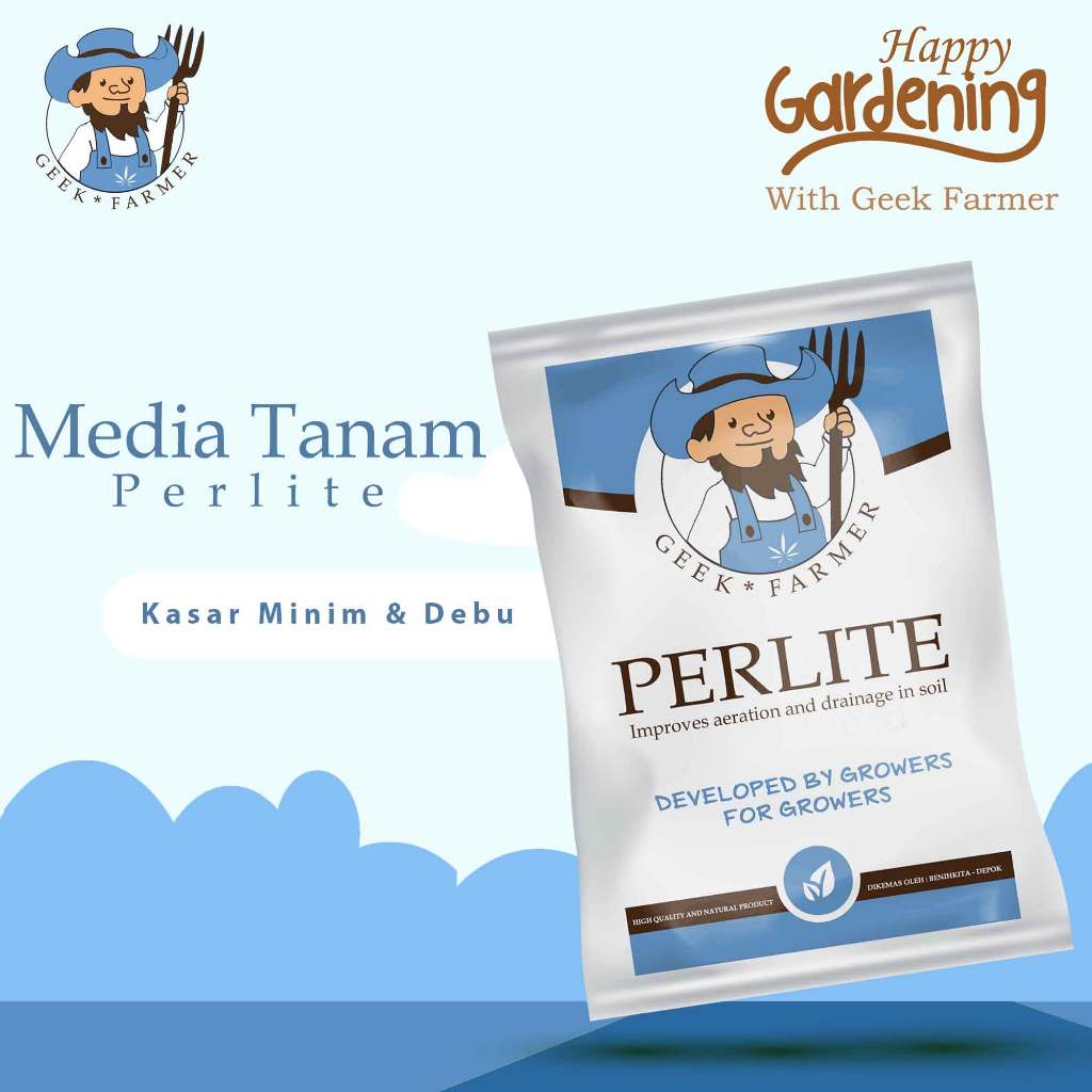 Geek Farmer - Media Tanam Perlite Premium