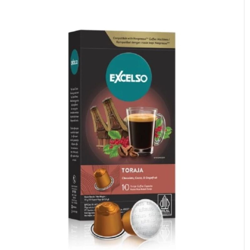 

Kopi Excelso Kapsul Nespresso- Toraja