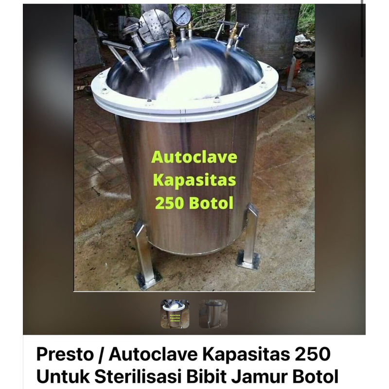 [READY MEDAN] PRESTO AUTOCLAVE STERILISASI BIBIT JAMUR