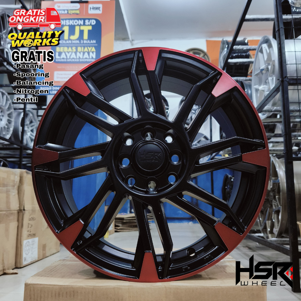 Velg Racing R16 Hsr Sirius, Pnp Mobil Vios, Sirion, Agya, Ayla, Brio, City