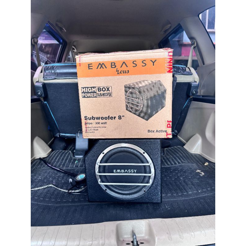 Bassbox Embassy 8 inch Zeus Aktif Subwoofer Bassbox Embassy