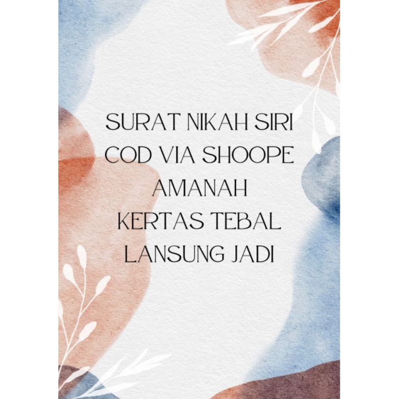 

kitipan sirih dengan cap basah asli dan kertas tebal asli