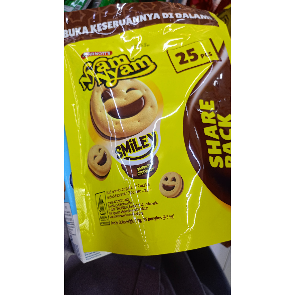 

Nyam Nyam Smiley Choco Pouch 140 gram