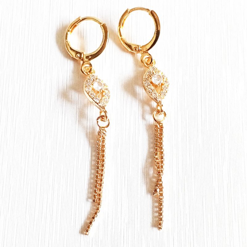 anting-anting jurai panjang/anting perhiasan wanita