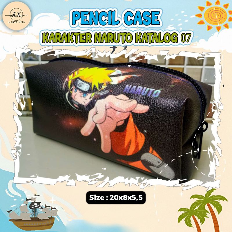 

Tempat Pensil Naruto 07/Tempat Pensil Karakter & Alat Tulis Riselting/Dompet Pensil Anime