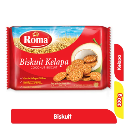 

Roma Kelapa kemasan 300 gram