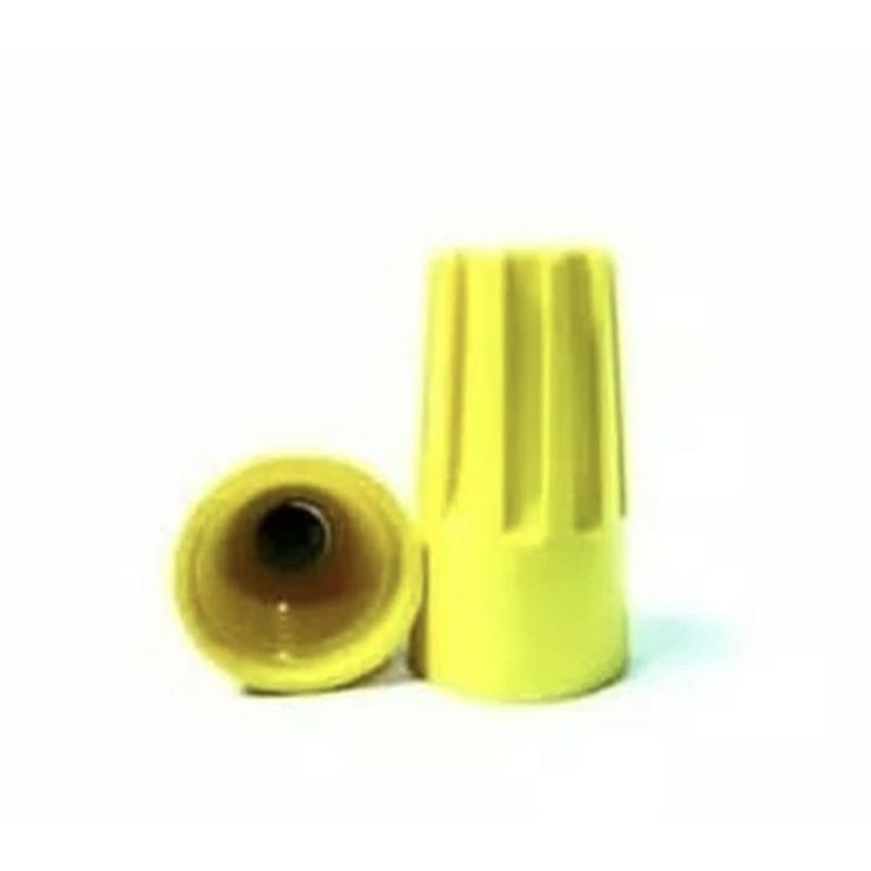 Lasdop 2.5mm Kuning Lasdop 2.5 mm Screw on Wire Yellow Penyambung Kabel