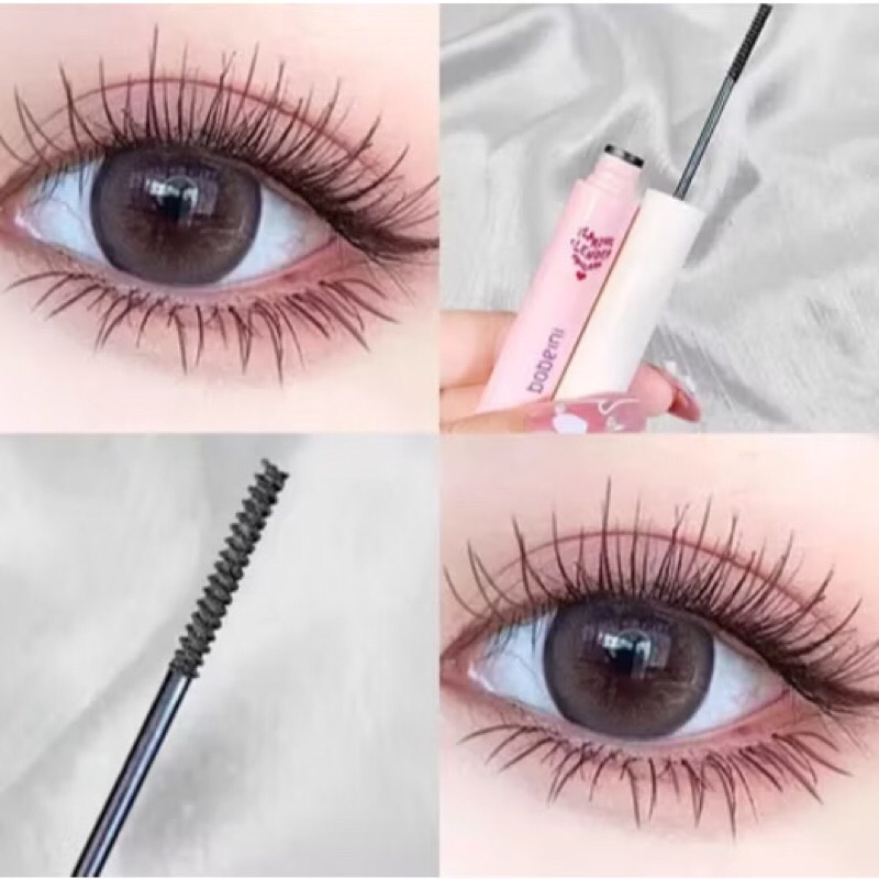 Mascara Waterproof Pink White Edition Maskara Melentikkan Ringan dan Menebalkan Bulumata