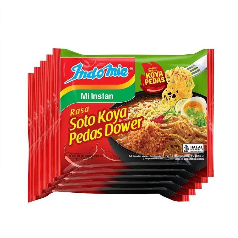 

Indomie Mie Instant Soto Koya Pedas Dower 76g (5 PCS)