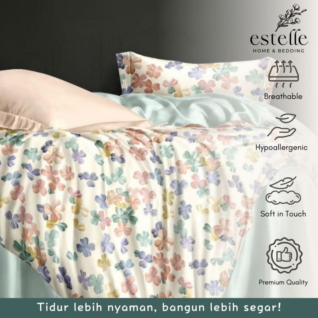 Estelle - Sprei Set Tencel + Bedcover 180x200, 200x200