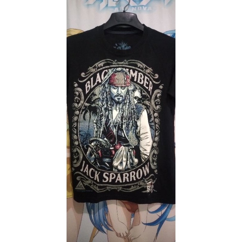 T-SHIRT BLACKTIMBER CAPTAIN JACK SPARROW MADE IN THAILAND