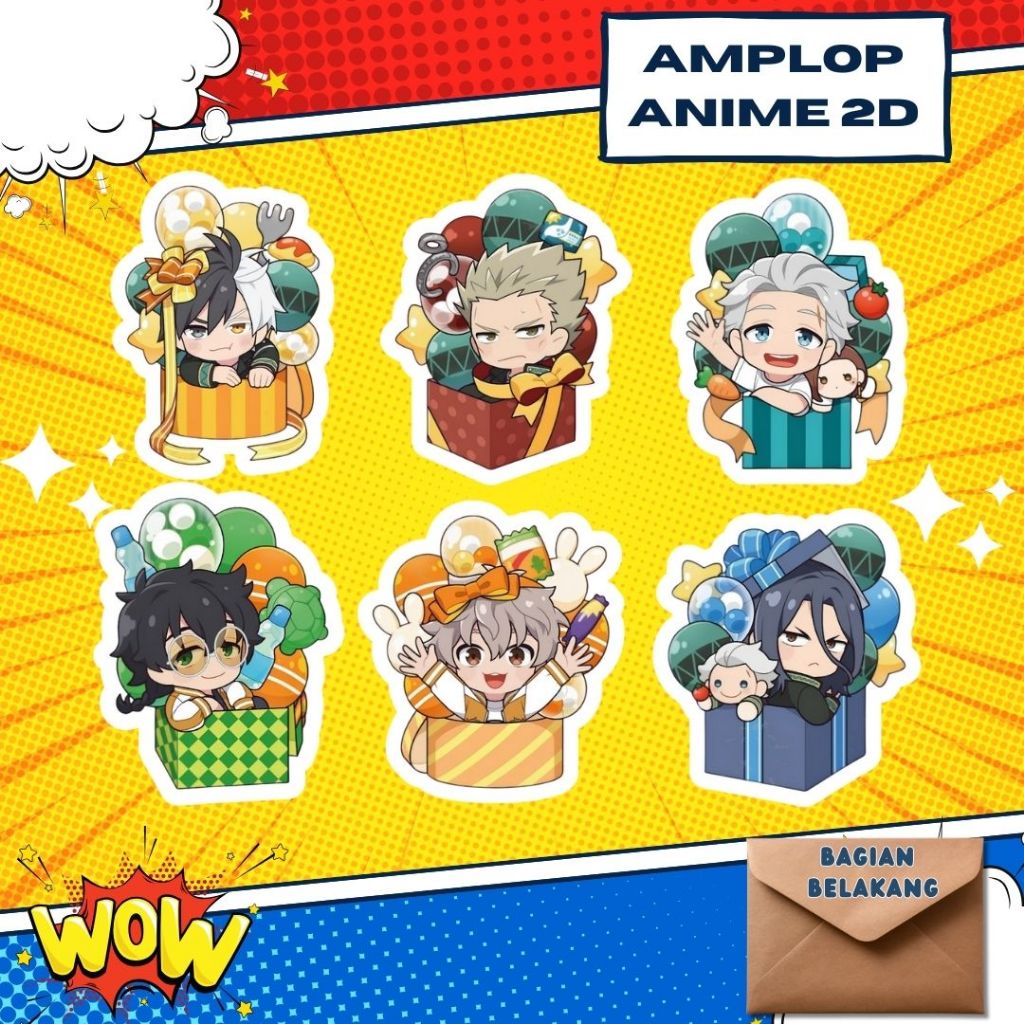 

(ISI 6) AMPLOP ANIME 2D WIND BREAKER