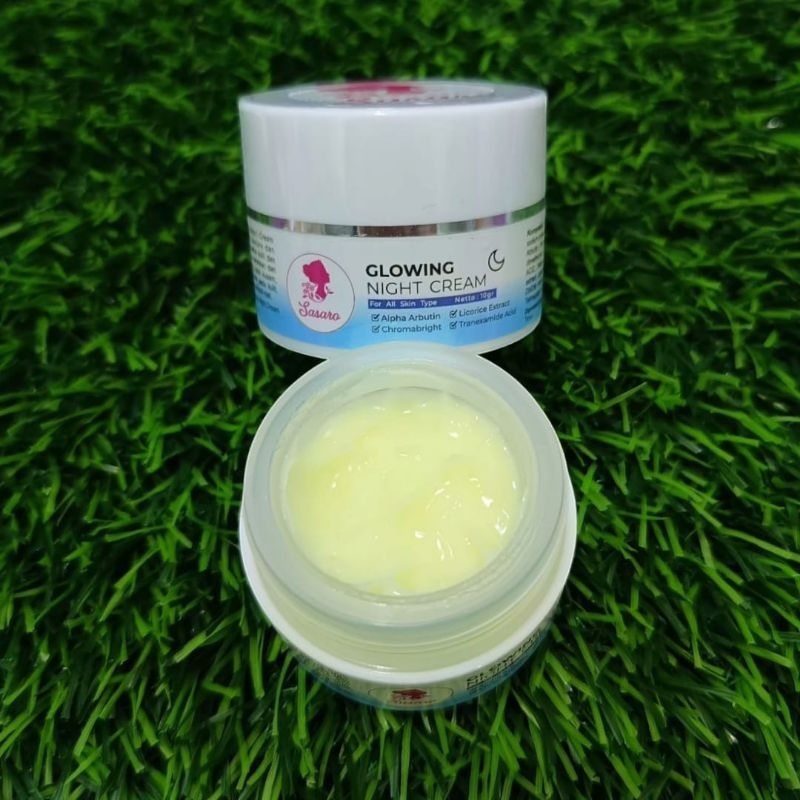 BPOM CREAM MALAM DOUBLE GLOWING EXPRESS / FLEK oily skin bruntusan