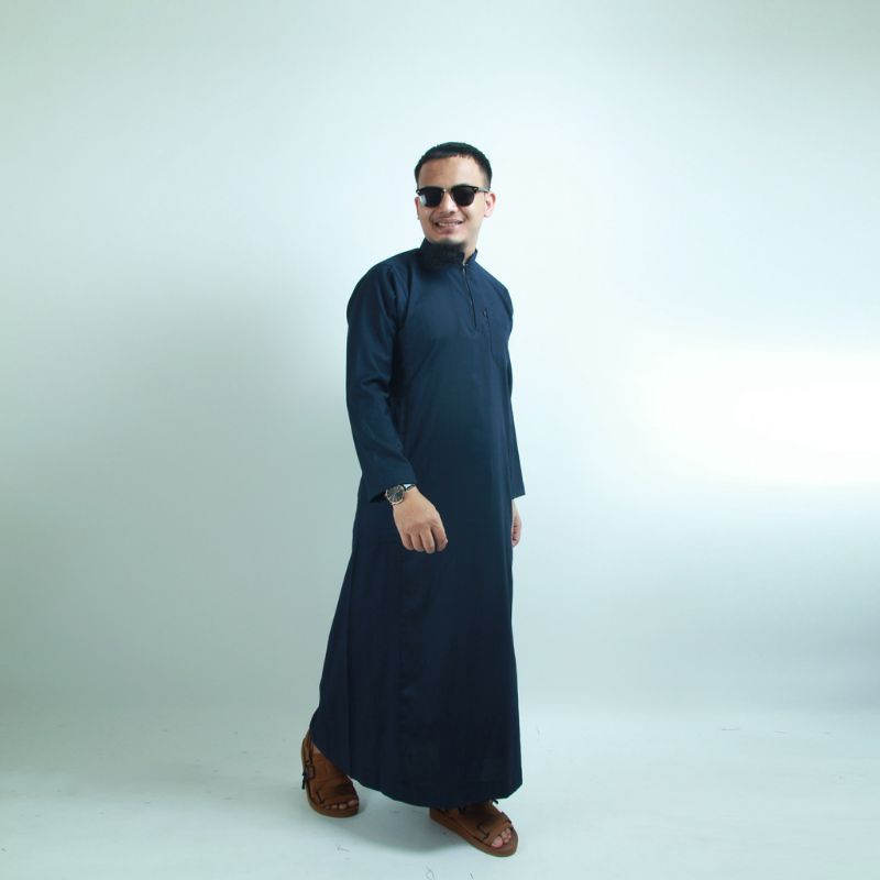 Jubah Gamis Saudi Premium - jubah Al amwa - gamis Al amwa lengan panjang