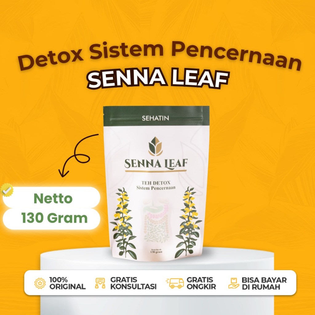 Senna Leaf Herbal Tea / Teh Senna Herbal / Teh Senna Detox Sistem Pencernaan Usus Kotor