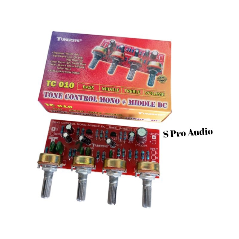 Tone Control Mono + Middle DC Tunersys