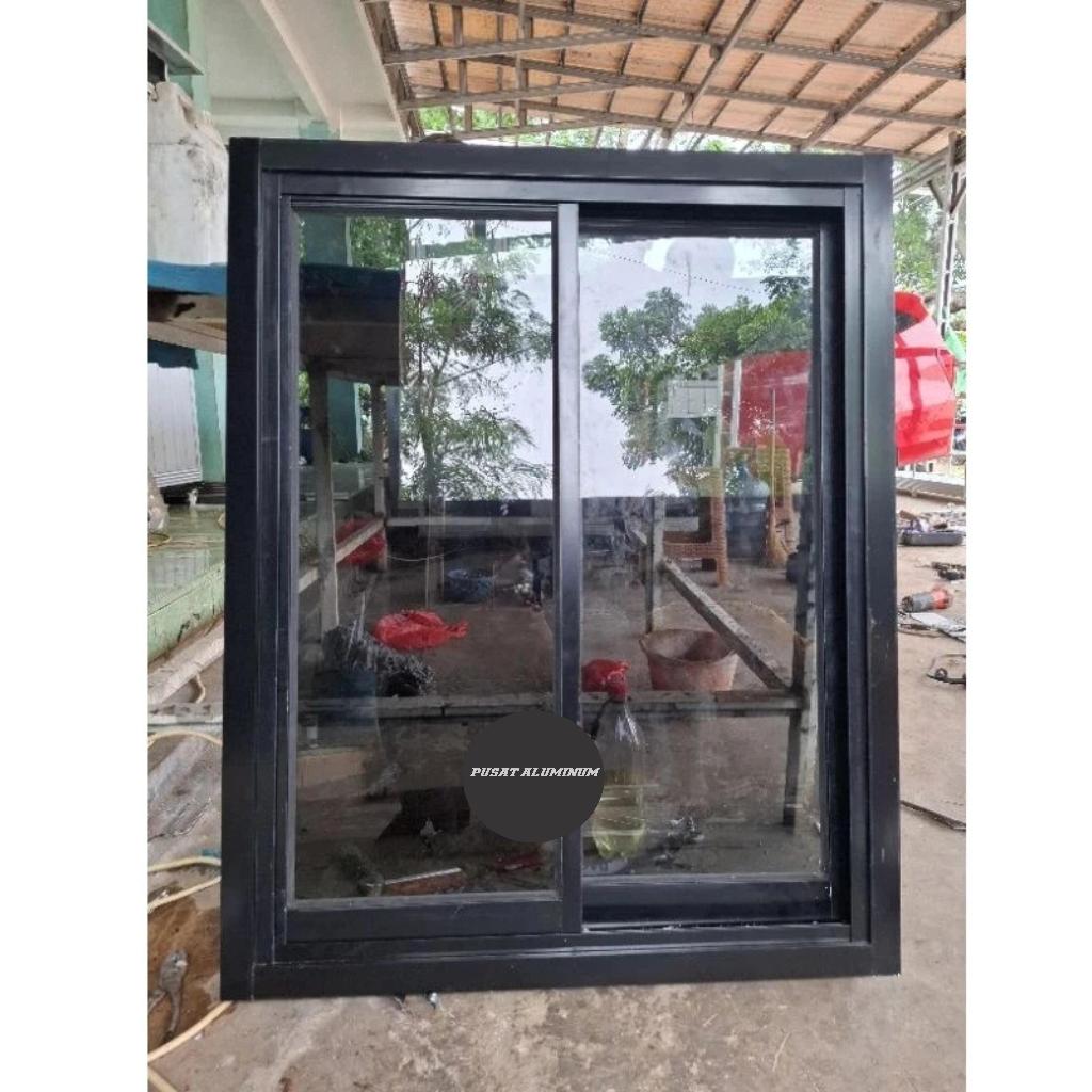 Jendela Aluminium Sleding/Geser uk 150X100