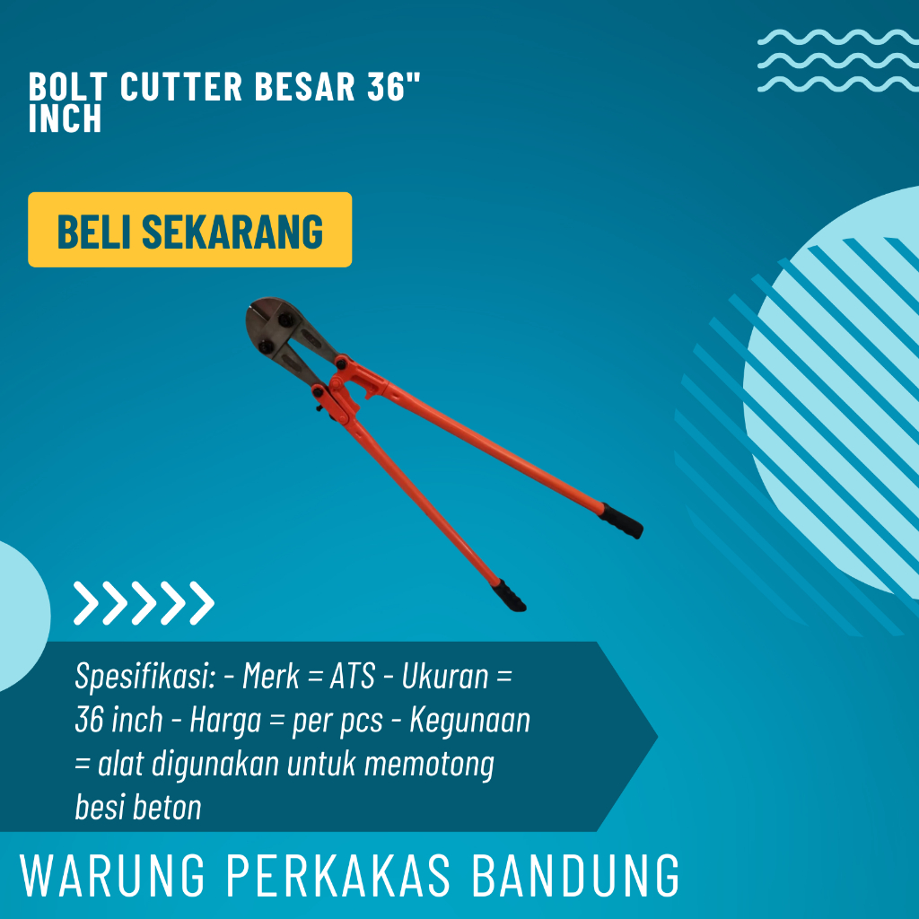 

Bolt Cutter Besar 36" Inch GUNTING GEMBOK RANTAI BESI BAJA BEHEL ATS MURAH BANGET!!