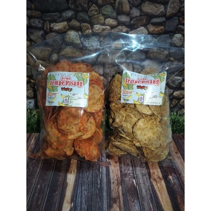 

Keripik Tempe Pisang (tempis)/ kripik tempe pisang balado