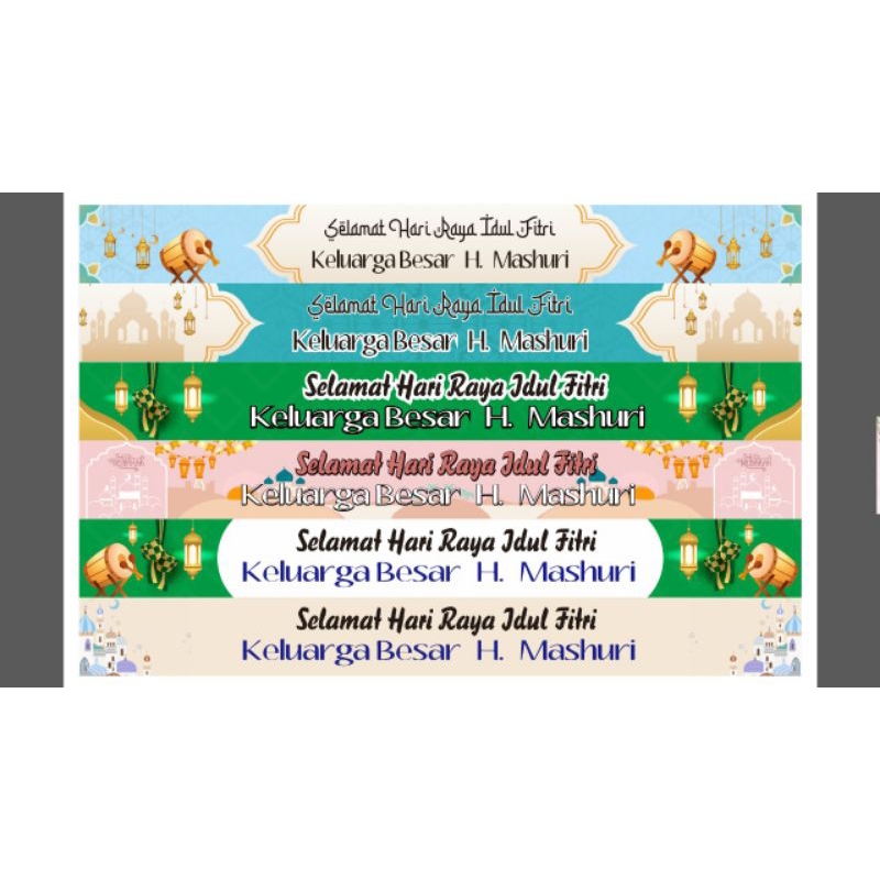 

Pita / Selempang Parcel Custom