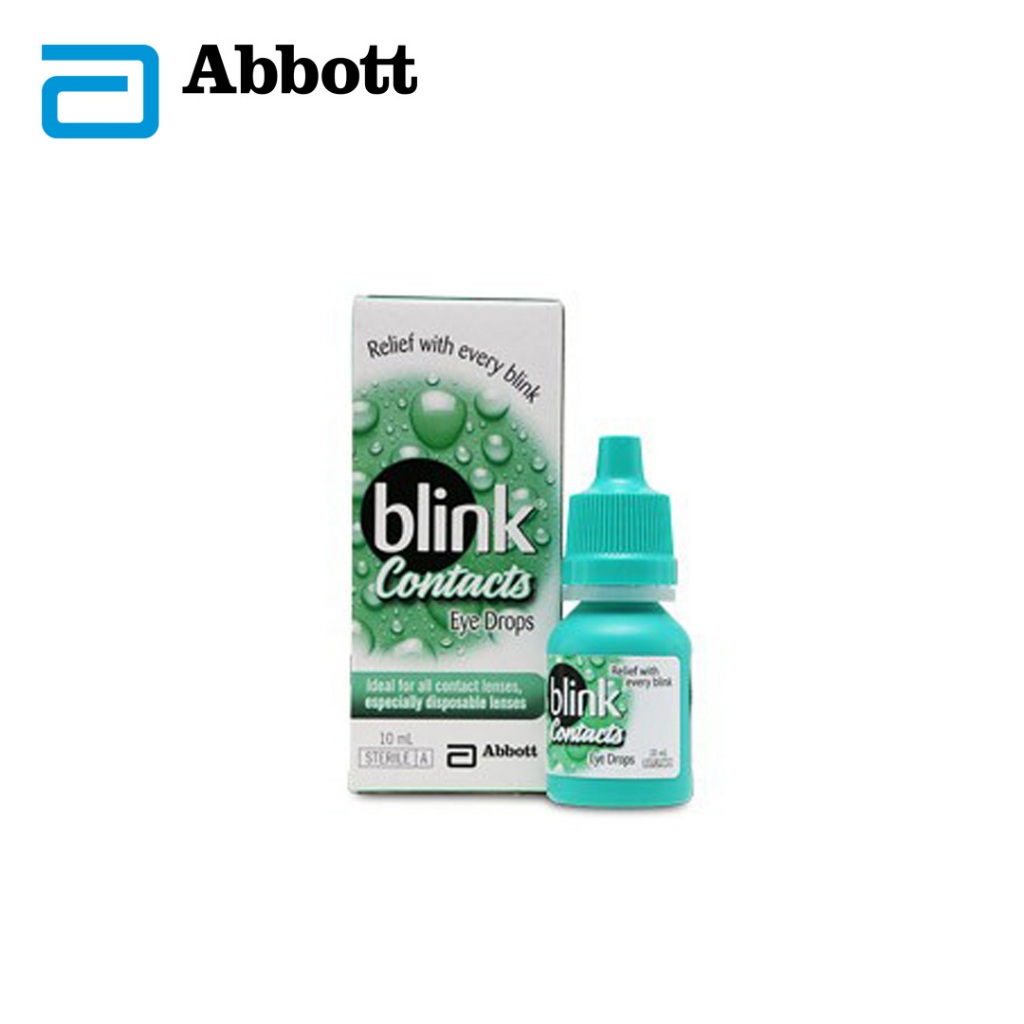 Lensza | Tetes Mata Blink Contacts 10ml | Blink Contact Eye Drops by Abbot