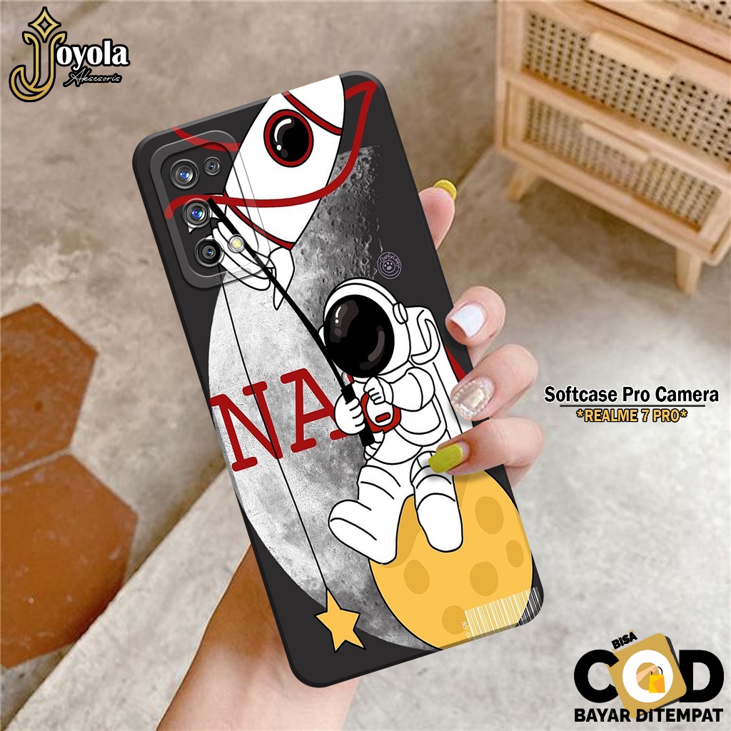 JOYOLA Case REALME 7 PRO - Fashion Case Astronod - Softcase REALME 7 PRO - Pro Camera - Casing REALM
