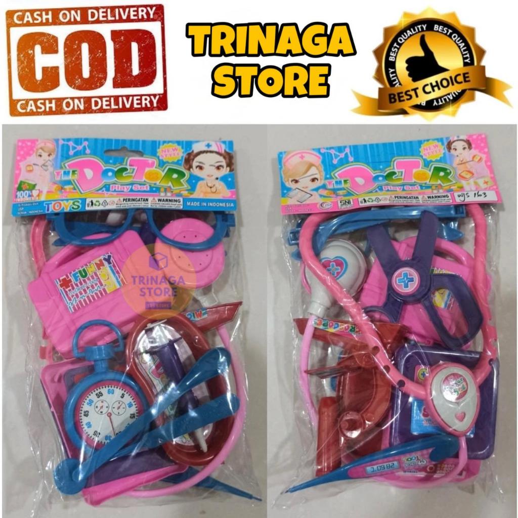 ( BISA COD ) PROMO WJS163 Mainan Anak Doctor Dokter Dokteran Set PlaySet Mainan Edukasi Anak Cerdas