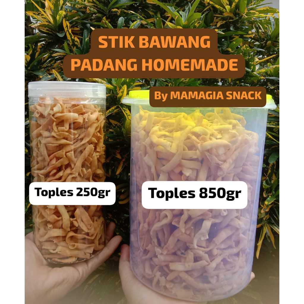 

Stik Bawang Padang Homemade Kemasan Toples 850gr