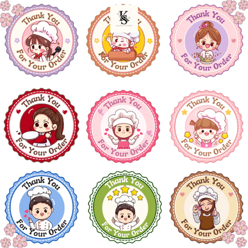 

Stiker Roll 500pcs Selamat Menikmati / Stiker Thank You For Your Order/ Stiker Halal ST001