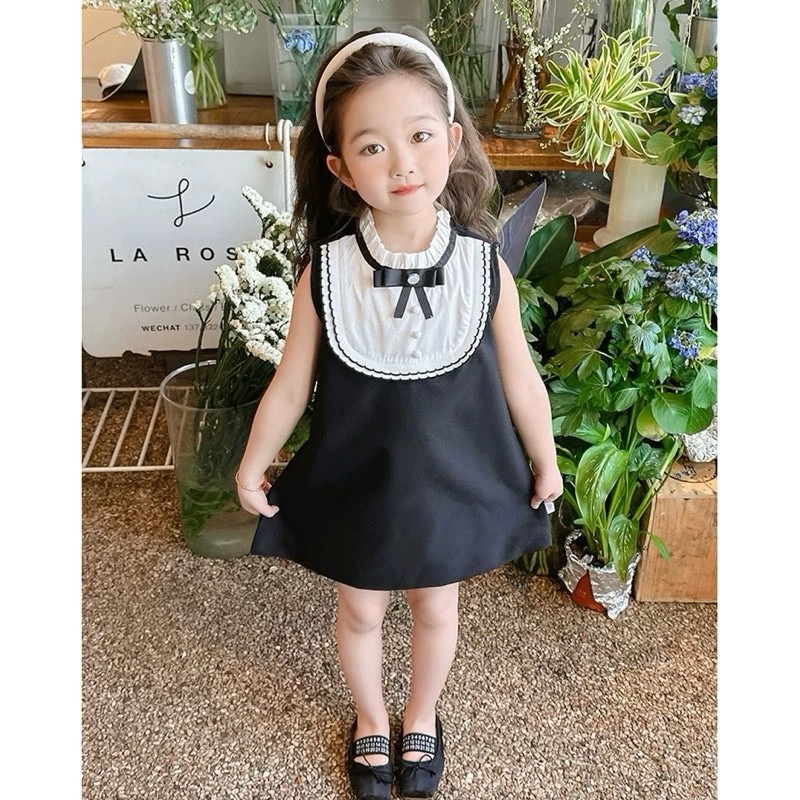 DRESS ANAK PEREMPUAN / GAUN HITAM IMPORT MURAH
