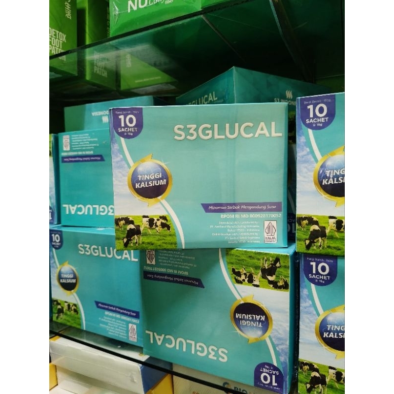 

SUSU KOLOSTRUM S3GLUCAL S3 GLUCAL isi 10 sachet tinggi kalsium