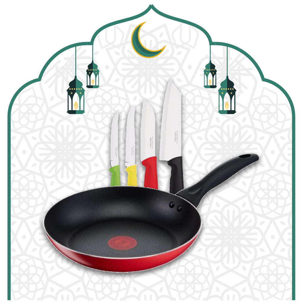 

Paket Hampers 06 - Kado / Gift / Hadiah / Parcel - Cooking Set (Frypan + Set Pisau)