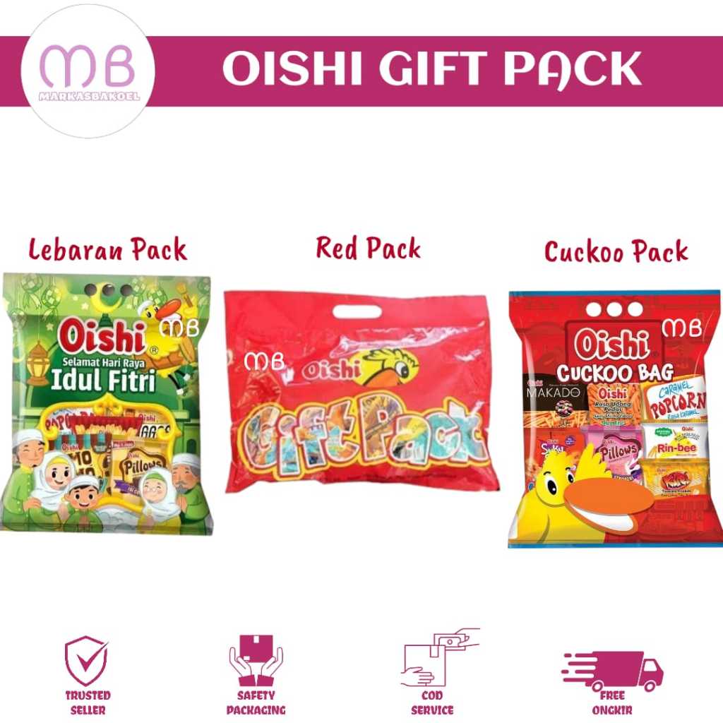 

OISHI HAMPERS GIFT PACK LEBARAN RED GIFTPACK CUCKOO BAG / GIFT PACK OISHI MURAH MERIAH BEST SELLER