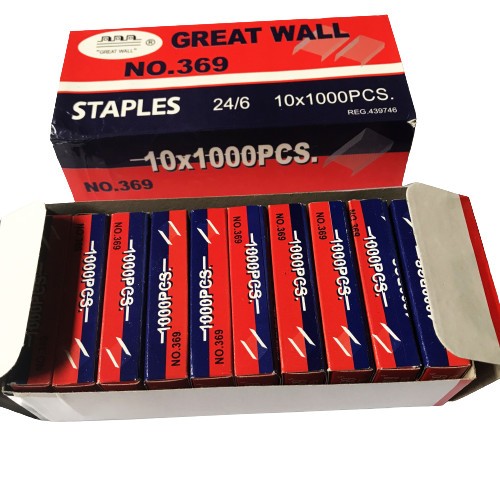 

Isi Staples Kecil Great Wall / Greatwall 24/6 no. 369