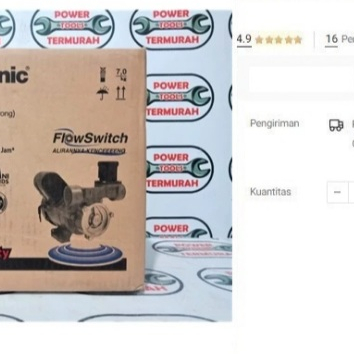 

Pompa Air Booster Pump Panasonic GA-200 FA pompa otomatis pendorong