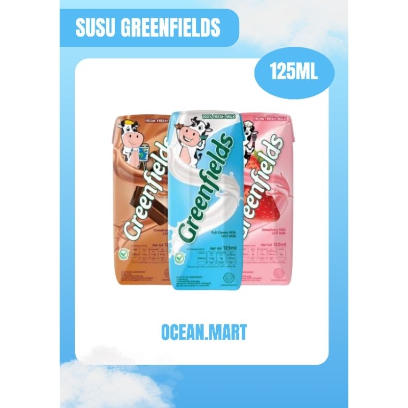 

Greendfields susu UHT 125ml isi 32pcs