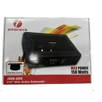 Subwoofer aktif kolong jok intersys IWS-806 / INTERSYS ISW 806 Subwoofer Kolong jok Aktif Underseat 