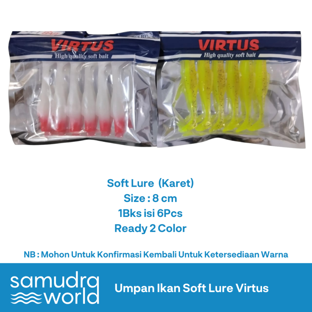 Umpan Ikan Karet Virtus