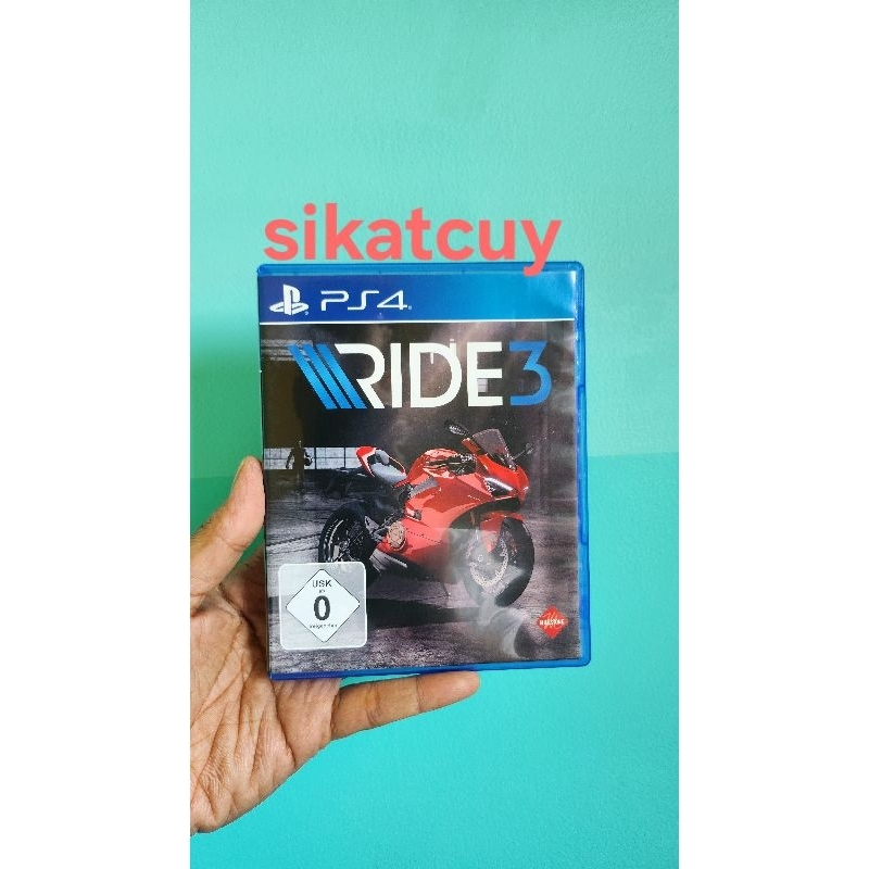 BD BLURAY DISK GAME KASET CD SECOND BEKAS PS4 RIDE 3
