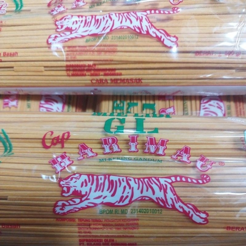 

Mie lidi/Mie gomak kuning 500gram