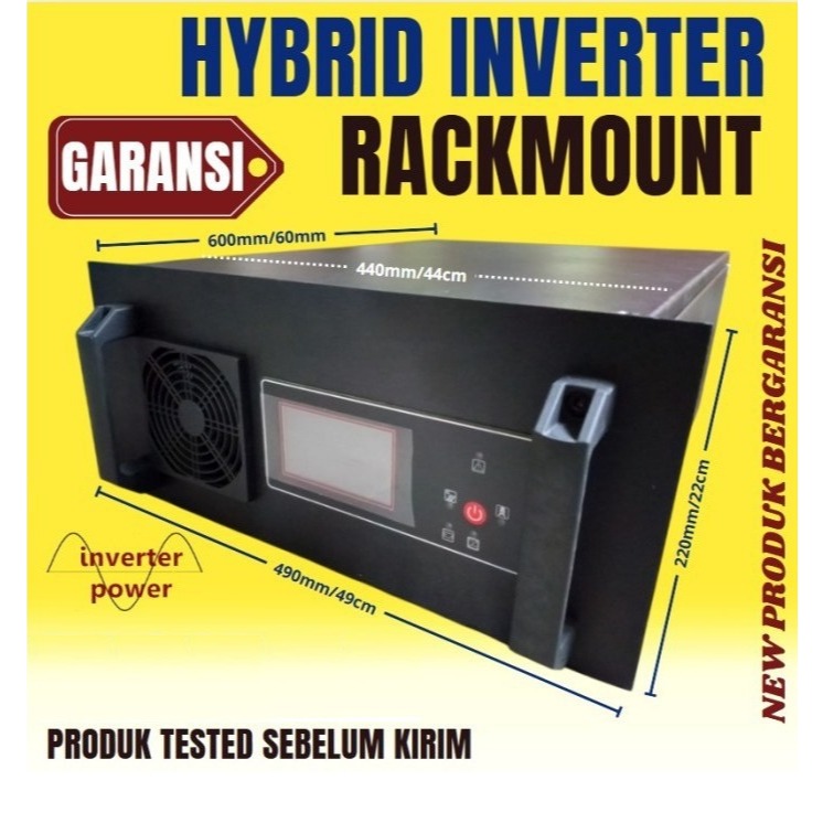 Inverter Hybrid Rackmount 6000w 48v Rackmount rack mount LF Lengkap lvd lengkap ats