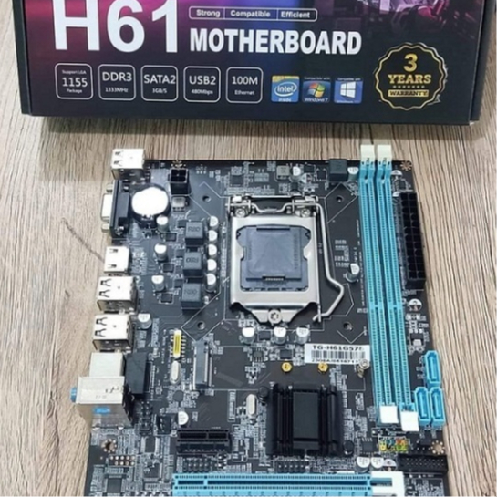 MOTHERBOARD POWERMAX SLOT NVME H61/H81