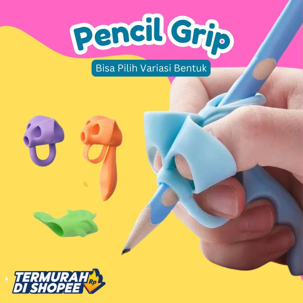 

PENSIL GRIP / Alat tulis anak / alat menulis 3 jari / Terapi Writing Tool Dolphin