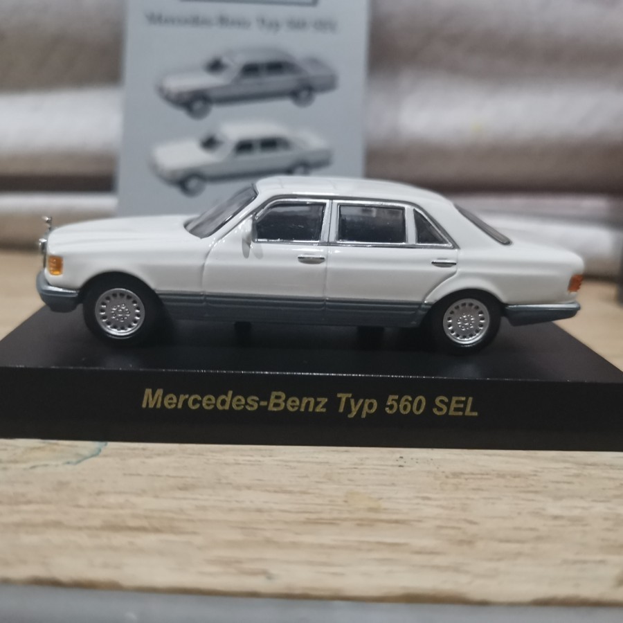 Kyosho 1 64 Mercedes Benz Typ 560 SEL Putih White