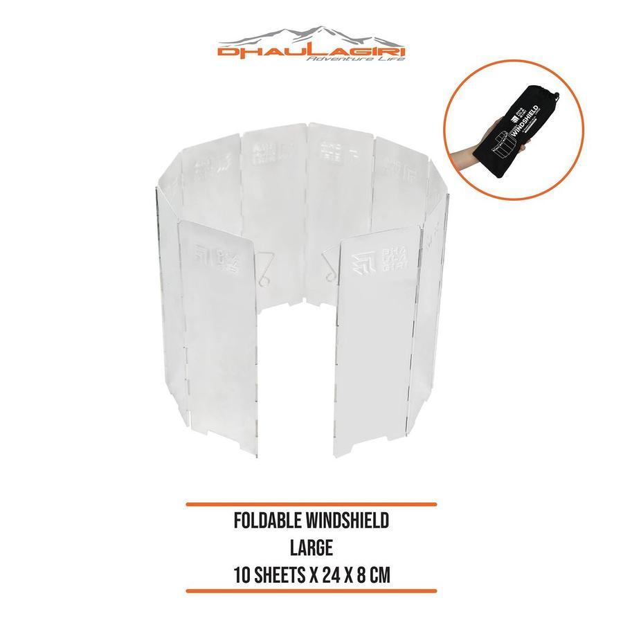 Windshield Plat Aluminium Penahan Angin Kompor Camping Dhaulagiri Wind Shield Penghalang Angin Kompo