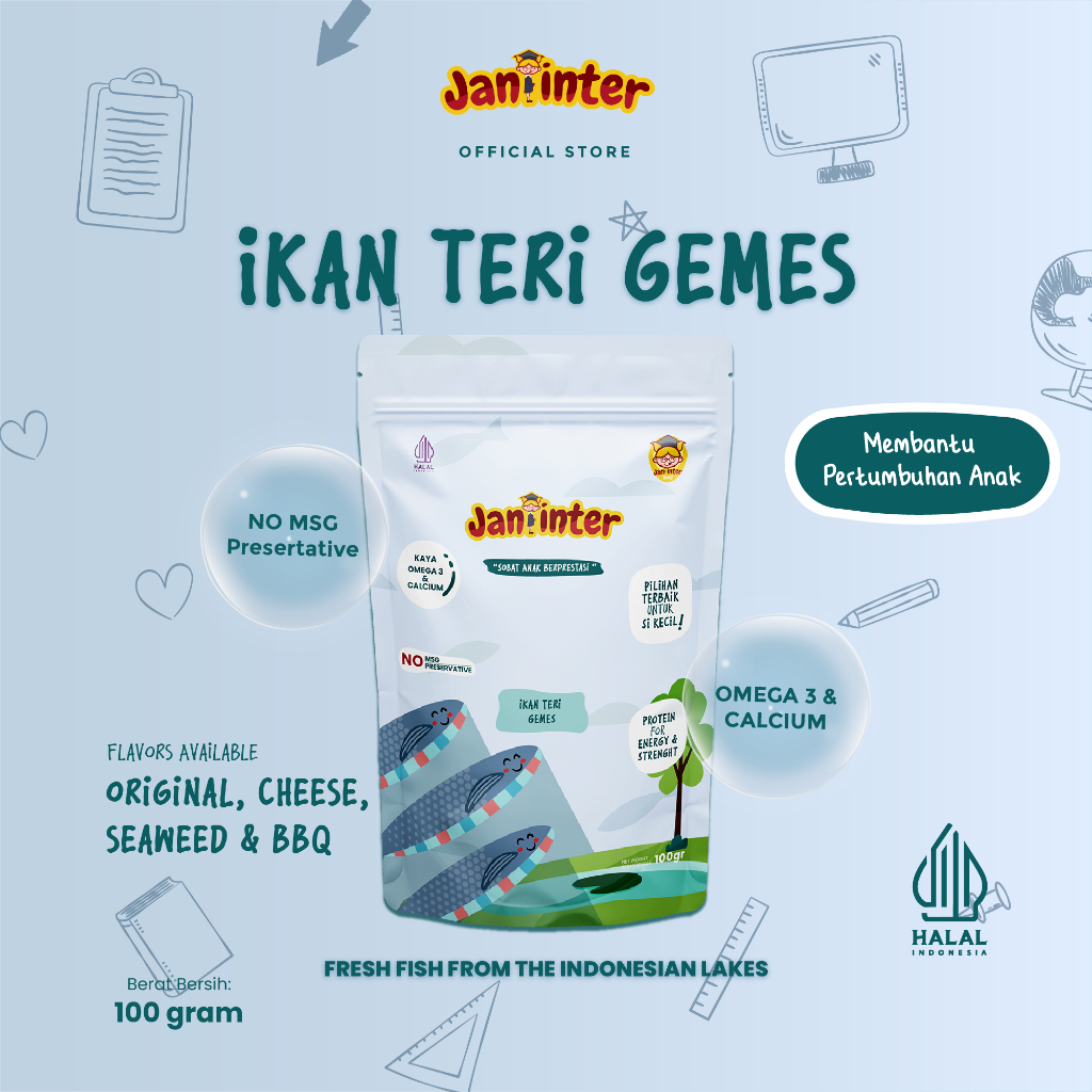 

JanPinter - Ikan Teri Gemes 100gr