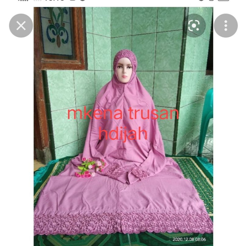 mukena terusan khadijah