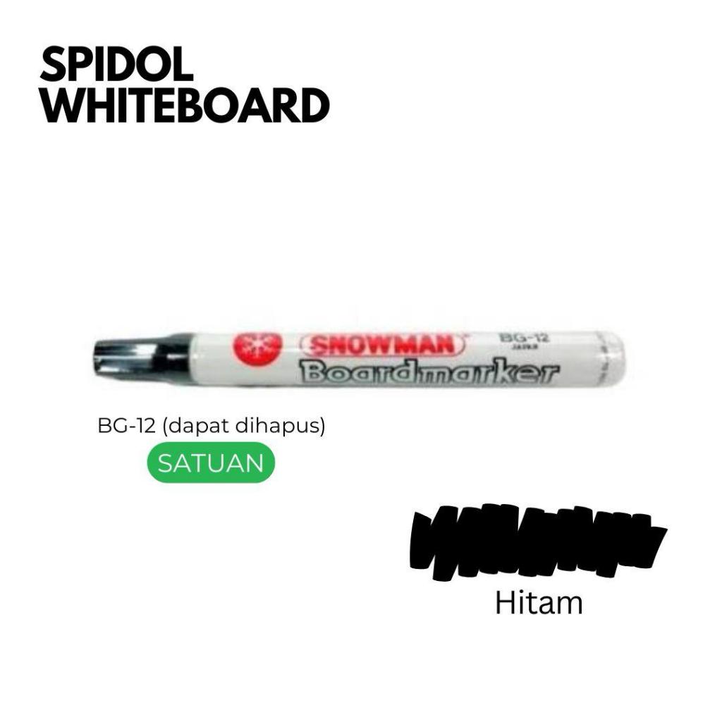 

SPIDOL SNOWMAN WHITEBOARD BG-12 / SPIDOL WHITEBOARD DAPAT DIHAPUS (SATUAN) TERMURAH