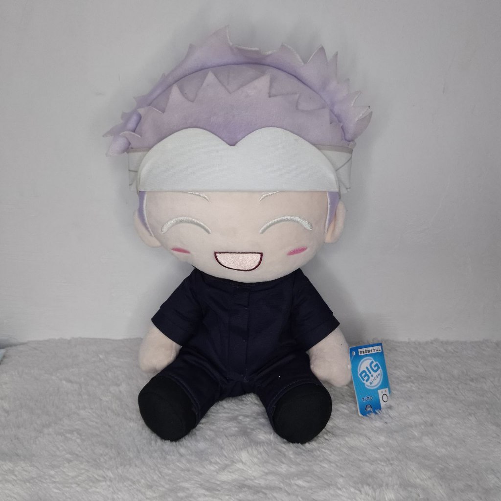 ORIGINAL GOJO SATORU DOLL BONEKA PLUSH CUSHION BIG YURUGAO JUJUTSU KAISEN JJK0 WITH TAG