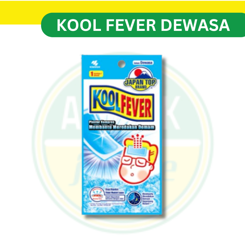 KOOL FEVER KOMPRES DEMAM UNTUK DEWASA